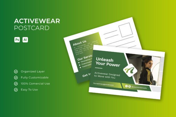 Activewear - Postcard: A Modern Design Solution for Fashion and Lifestyle Marketing