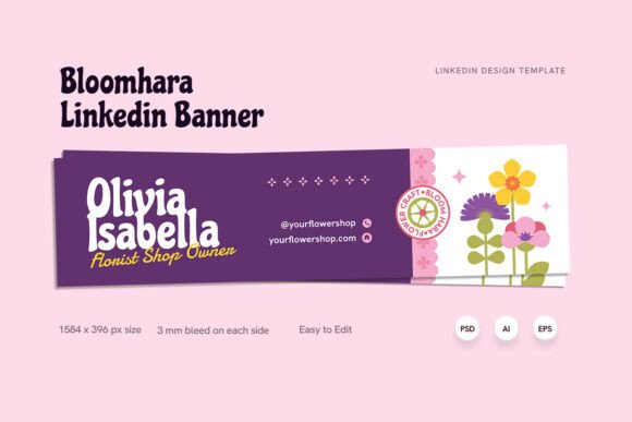 Bloomhara LinkedIn Banner: Elevate Your Brand in Print
