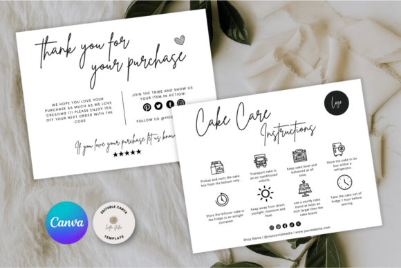 Cake Care Card Instructions: A Complete Guide to Using and Printing Your Digital Template