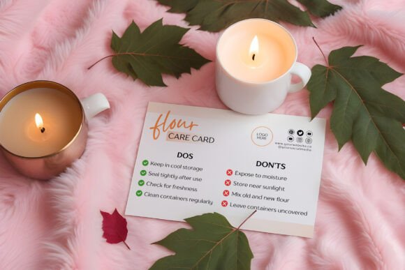 Editable Canva Flour Care Card Template: A Practical Guide for Bakers