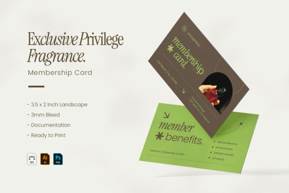 Exclusive Fragrance - Membership Card: A Stylish and Practical Solution for Businesses