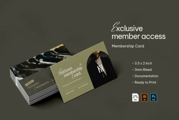 Exclusive Member Access Membership Card: A Premium Font for Professional Projects
