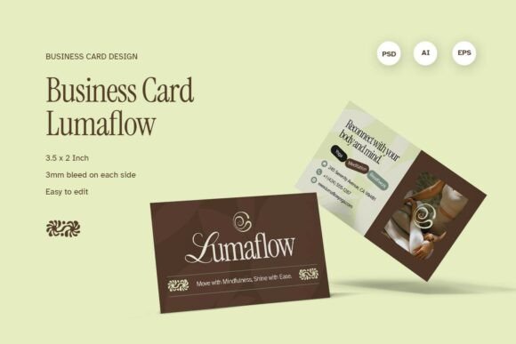 Lumaflow - Business Card: A Modern Solution for Branding in Print