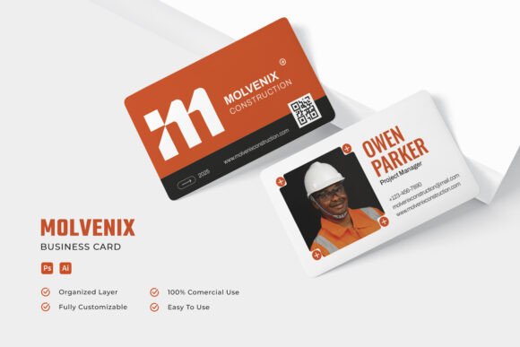 Molvenix Construction - Business Card