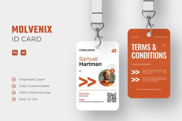 Molvenix Construction - ID Card