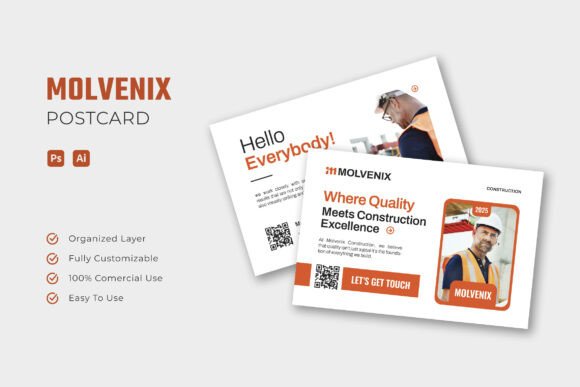 Molvenix Construction - Postcard
