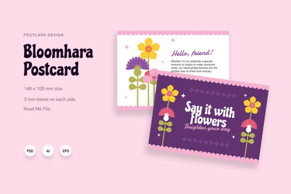 Transform Your Brand’s Presence with Bloomhara Postcard Templates