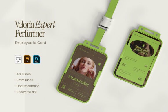 Veloria Expert Perfumer - ID Card: A Modern Solution for Professional Identity and Branding